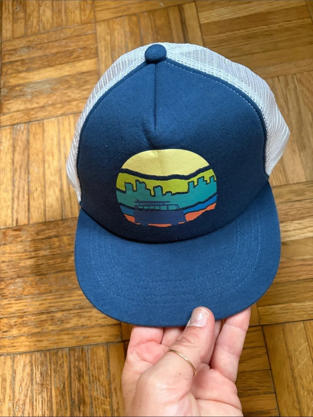GAP Kids boys surfer Mesh Trucker Hat